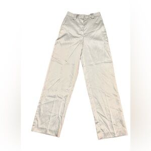 Zara blue light pants satin